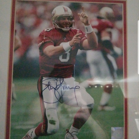 Steve Young wall autograph collectors item. - Picture 6 of 8